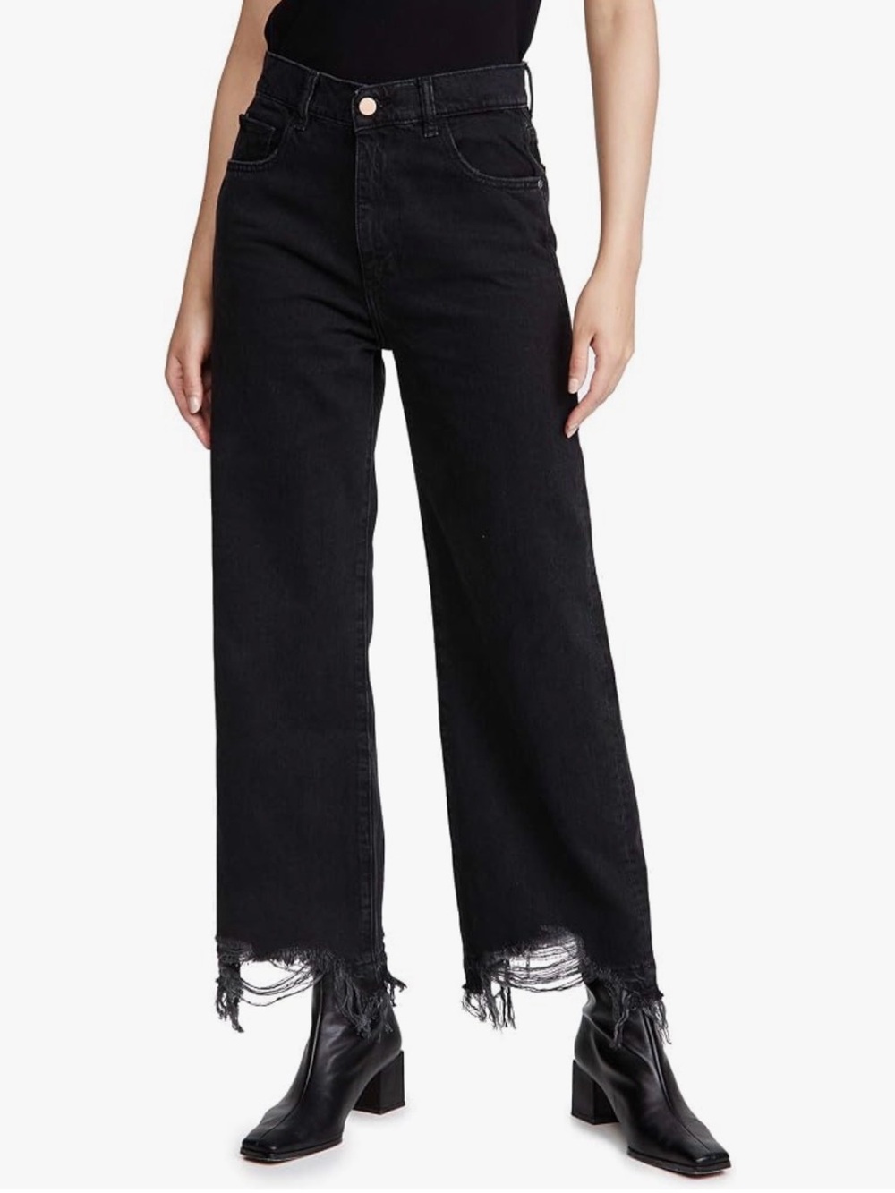DL1961 Women Hepburn High-Rise Wide-Leg size 28 NWOT